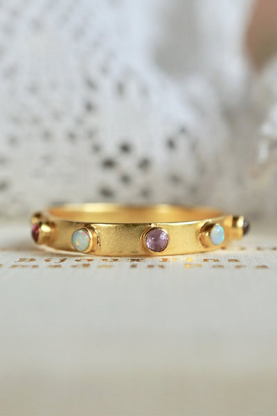 April Violets Ring